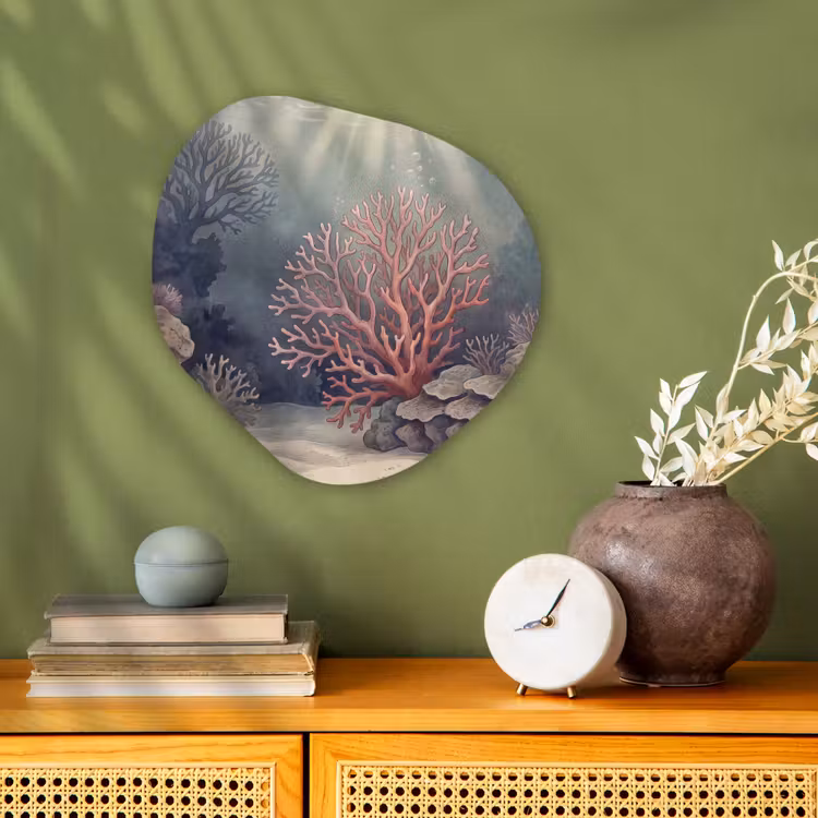 Organisch schilderij - Forex - Koraal - Onderwater - Natuur - Roze — 2