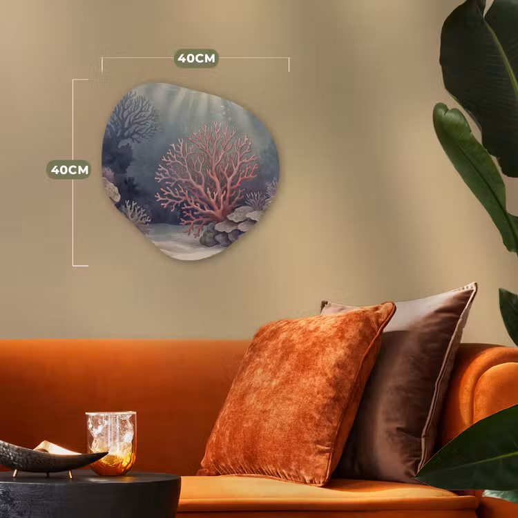 Organisch schilderij - Forex - Koraal - Onderwater - Natuur - Roze — 4