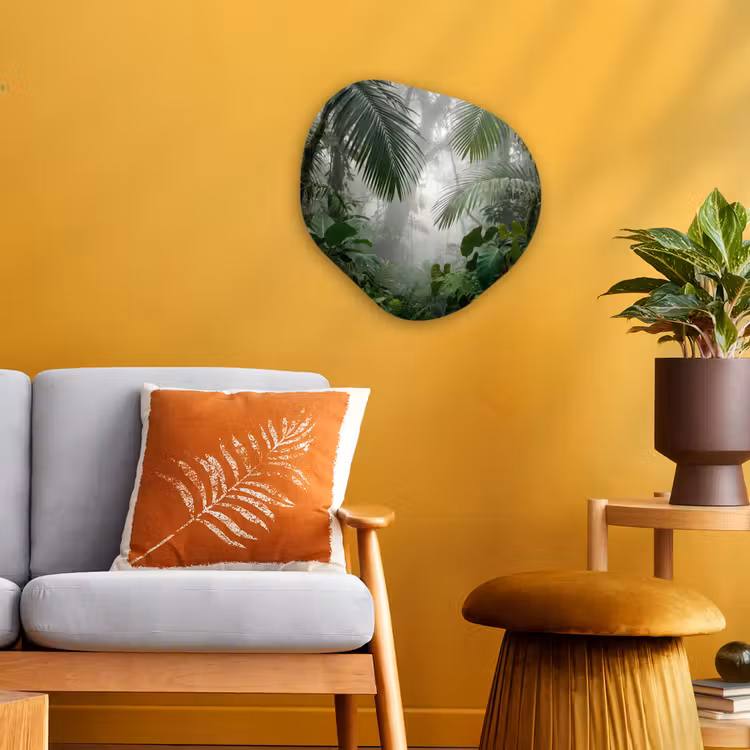 Organisch schilderij - Forex - Natuur - Jungle - Mist - Tropisch - Groen — 3