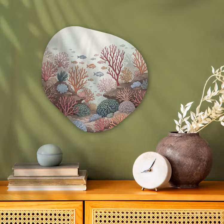 Organisch schilderij - Forex - Onderwater - Koraal - Vis - Natuur — 2