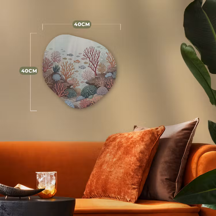 Organisch schilderij - Forex - Onderwater - Koraal - Vis - Natuur — 4