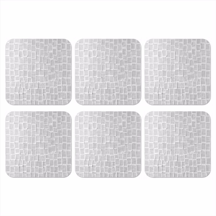 Onderzetter​ - Papier - Overlappend - Textuur - Modern - Wit — 1