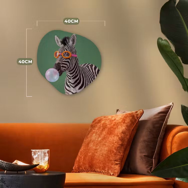 Organisch schilderij - Forex - Dier - Bril - Bel - Modern - Groen — 4