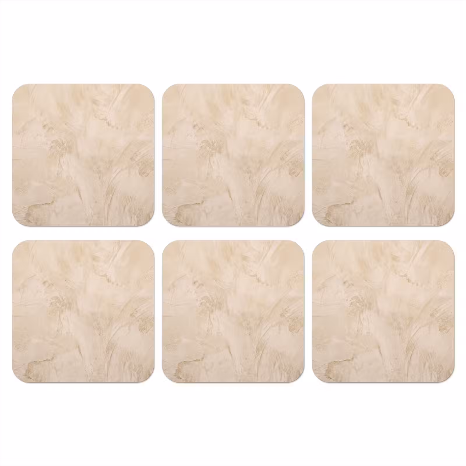 Onderzetter - Textuur - Patroon - Abstract - Modern - Beige — 1