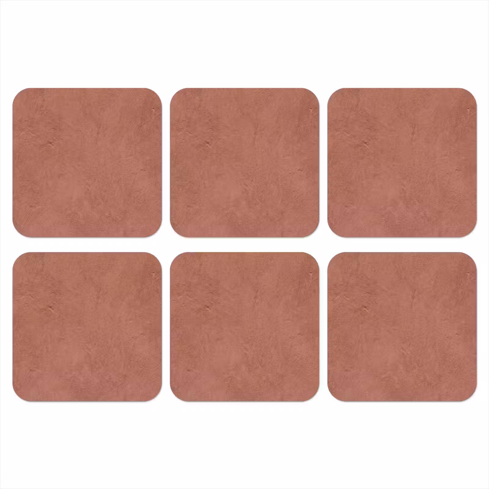 Onderzetter - Textuur - Roodbruin - Grof - Modern — 1