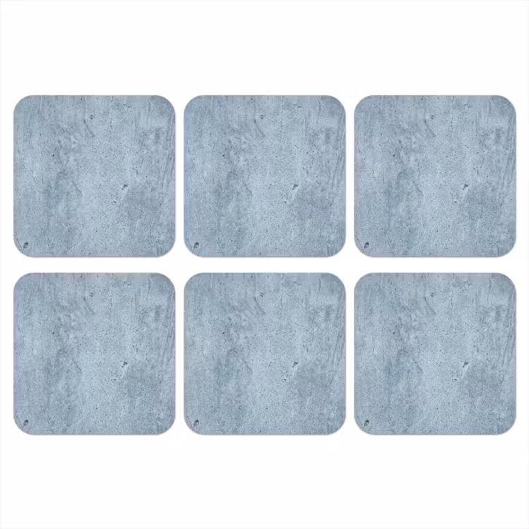 Onderzetter - Oppervlak - Ruw - Abstract - Modern - Grijs — 1