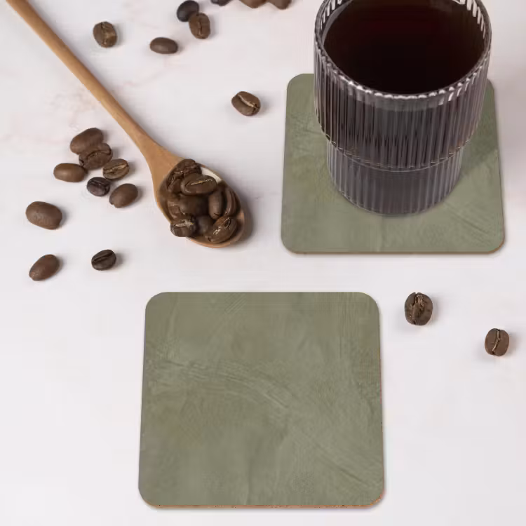 Onderzetter - Textuur - Betonlook - Achtergrond - Modern - Groen — 4