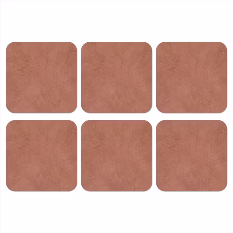 Onderzetter - Textuur - Roodbruin - Grof - Modern — 1