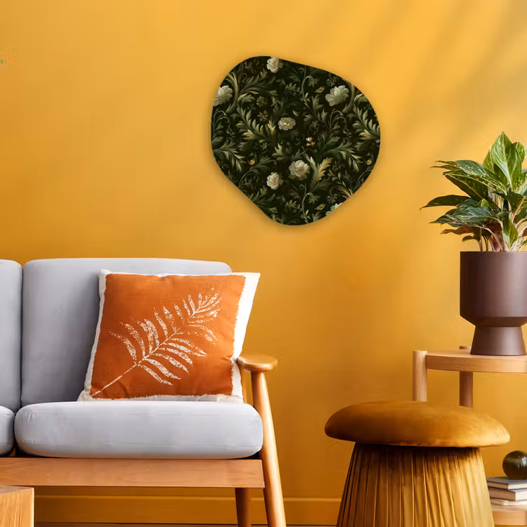 Organisch schilderij - Forex - Botanisch - Naadloos - Bloemen — 3