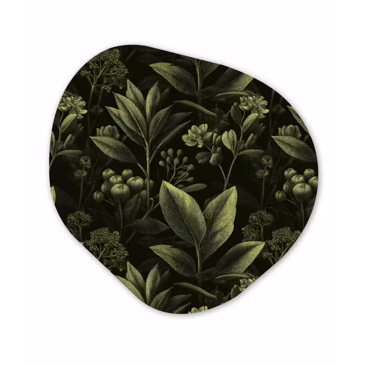 Organisch schilderij - Forex - Klassiek - Donker - Botanisch - Planten — 1