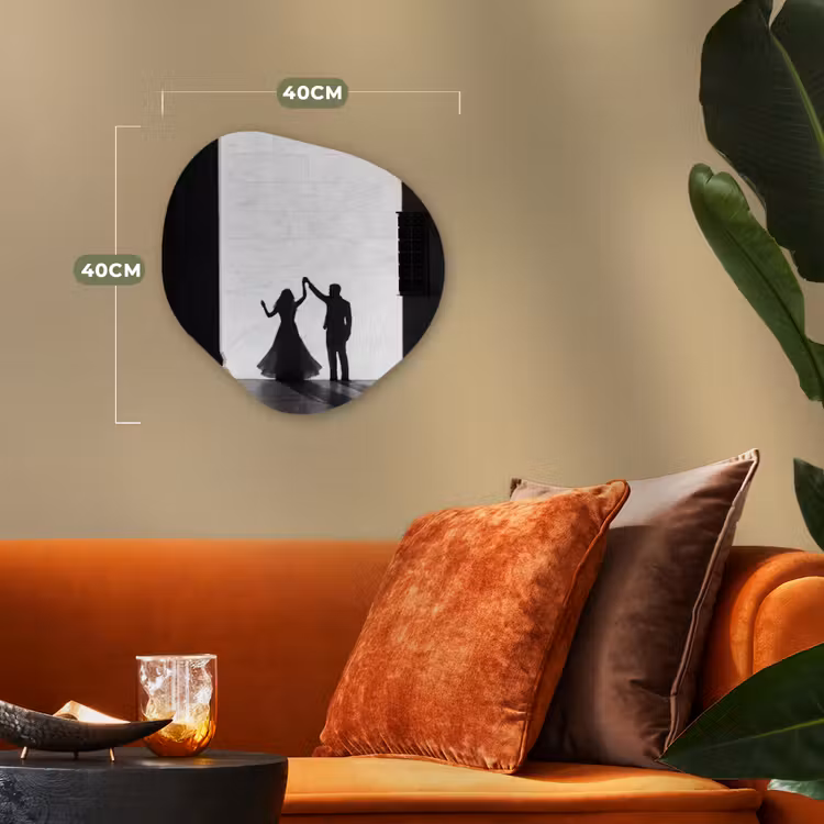 Organisch schilderij - Forex - Mensen - Schaduw - Dans - Zwart-wit - Liefde — 4
