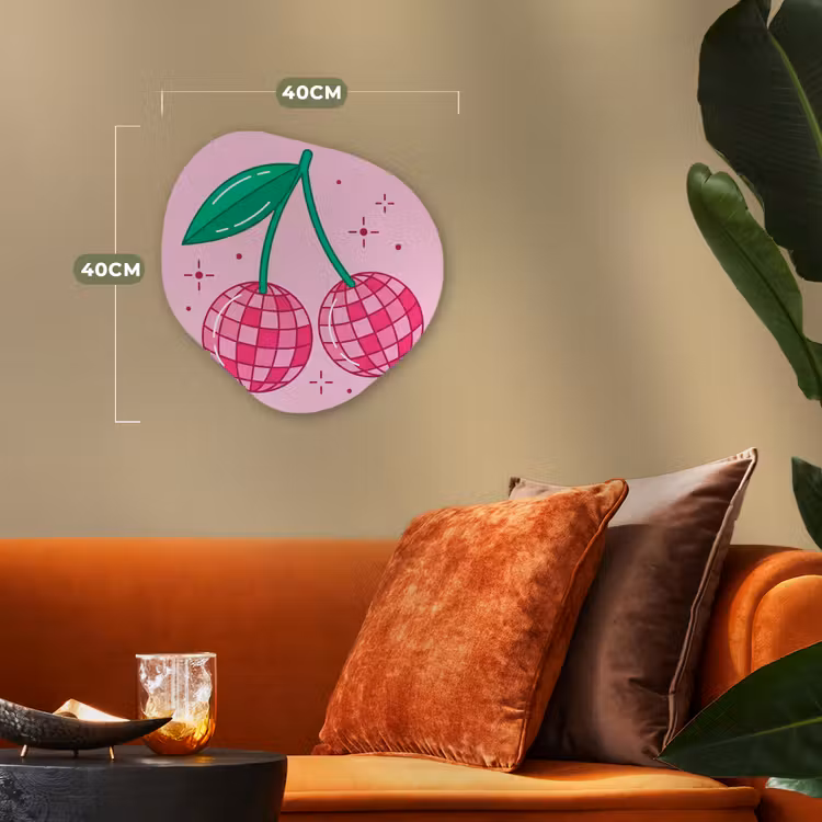 Organisch schilderij - Forex - Decoratie - Disco-bal - Feest - Roze — 4
