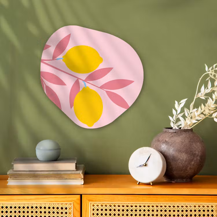 Organisch schilderij - Forex - Fruit - Tak - Natuur - Abstract - Roze — 2