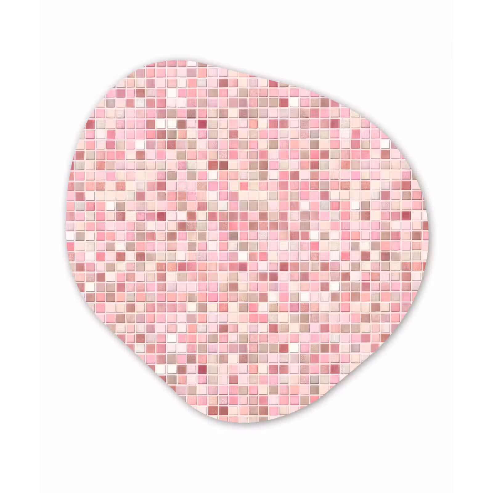 Organisch schilderij - Forex - Mozaïek - Patroon - Roze — 1