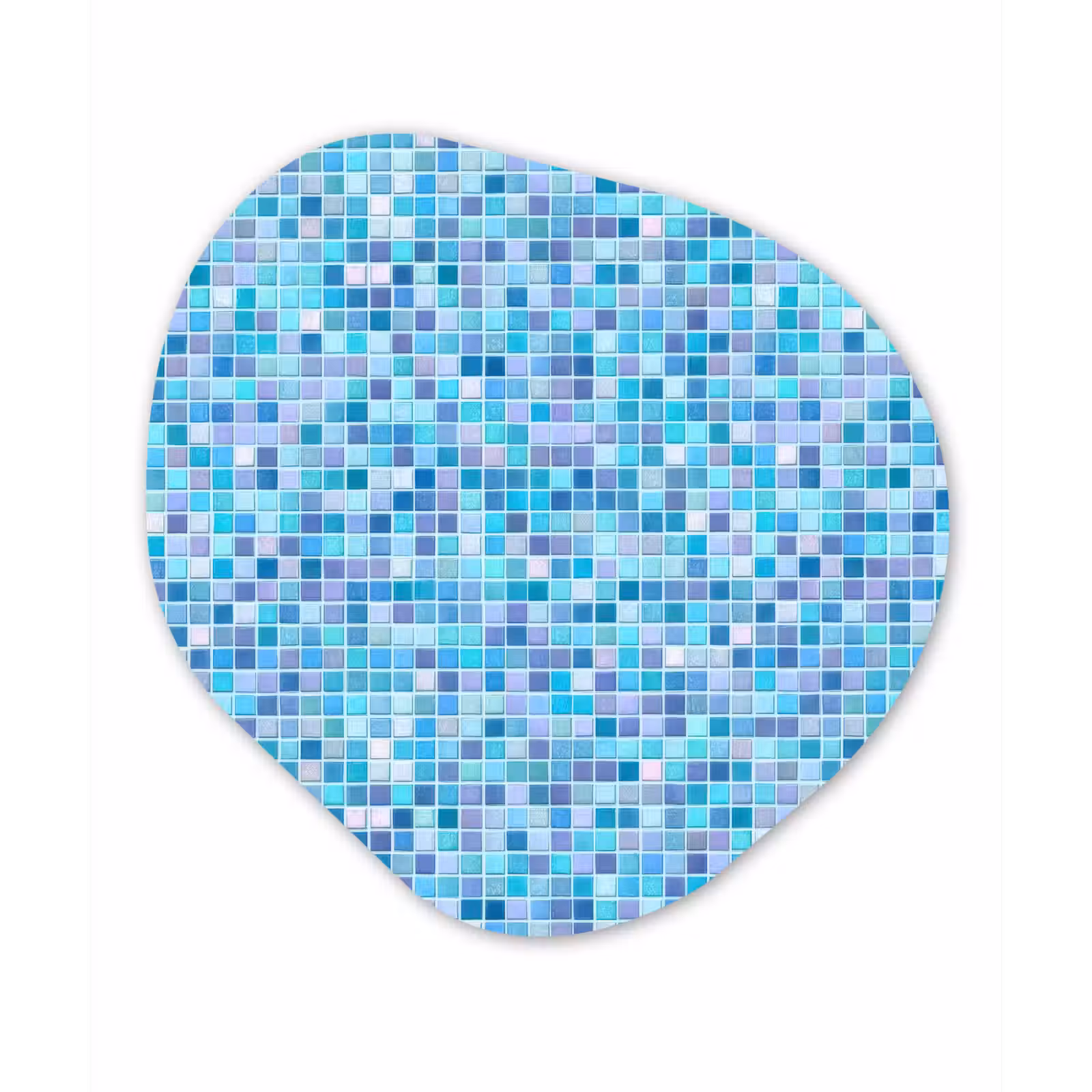 Organisch schilderij - Forex - Mozaïek - Patroon - Turquoise — 1