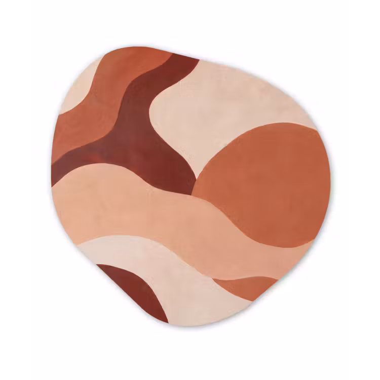 Organisch schilderij - Forex - Abstract - Vormen - Organisch - Aardetinten - Modern — 1