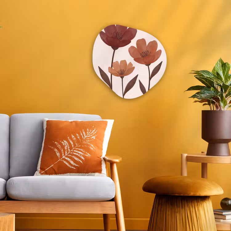 Organisch schilderij - Forex - Bloemen - Abstract - Modern - Bruin - Decoratief — 3