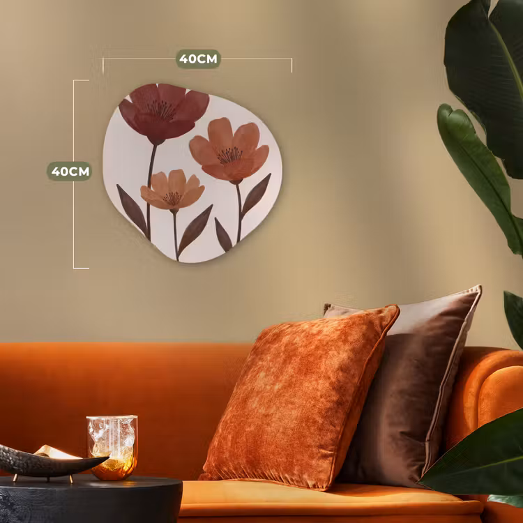Organisch schilderij - Forex - Bloemen - Abstract - Modern - Bruin - Decoratief — 4
