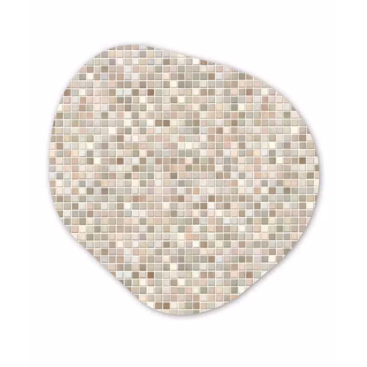 Organisch schilderij - Forex - Mozaïek - Patroon- Taupe — 1