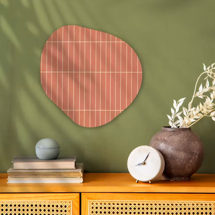 Organisch schilderij - Forex - Patroon - Tegels - Terracotta — 2