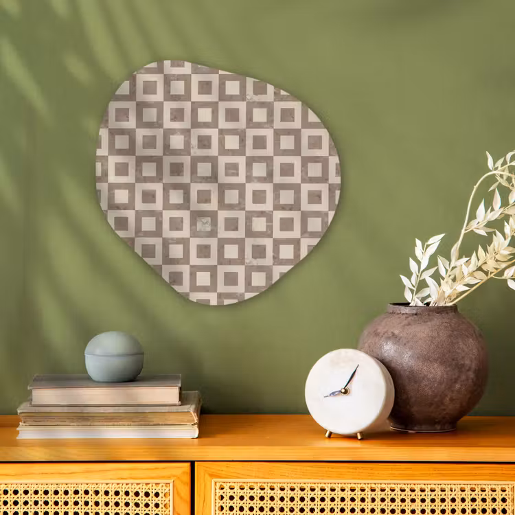Organisch schilderij - Forex - Patroon - Marmer - Beige — 2