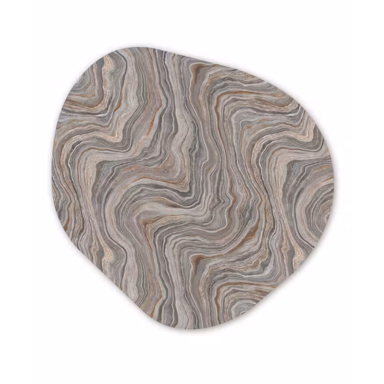 Organisch schilderij - Forex - Patroon - Textuur - Grijs — 1