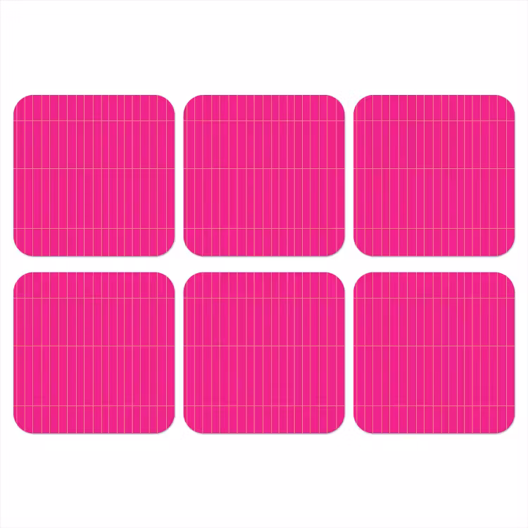Onderzetter - Patroon - Tegel - Magenta - Roze — 1