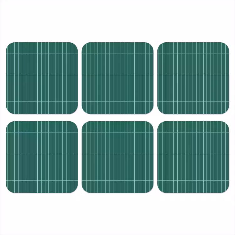 Onderzetter - Patroon - Tegel - Saliegroen — 1