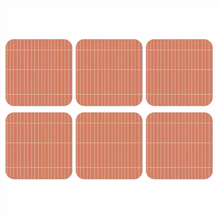 Onderzetter - Patroon - Tegels - Terracotta — 1
