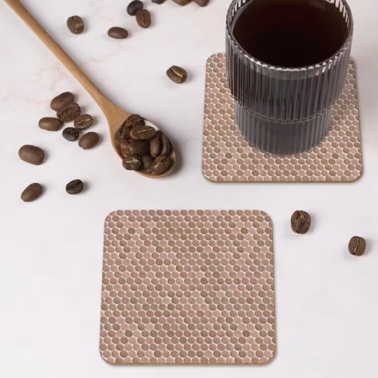 Onderzetter - Penny - Mozaïek - Oudroze - Terracotta — 4
