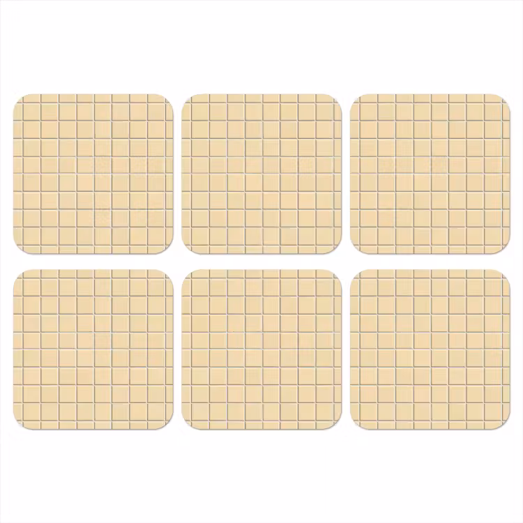Onderzetter - Tegels - Patroon - Crème — 1