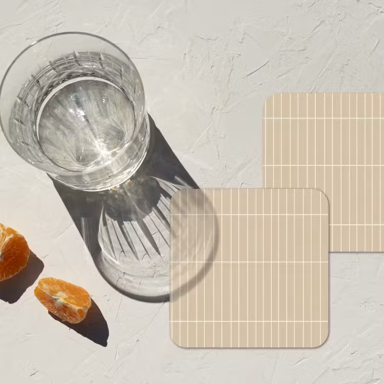 Onderzetter - Verticaal - Wandtegel - Crème - Beige — 3
