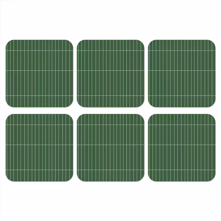 Onderzetter - Wandtegel - Verticaal - Donkergroen — 1