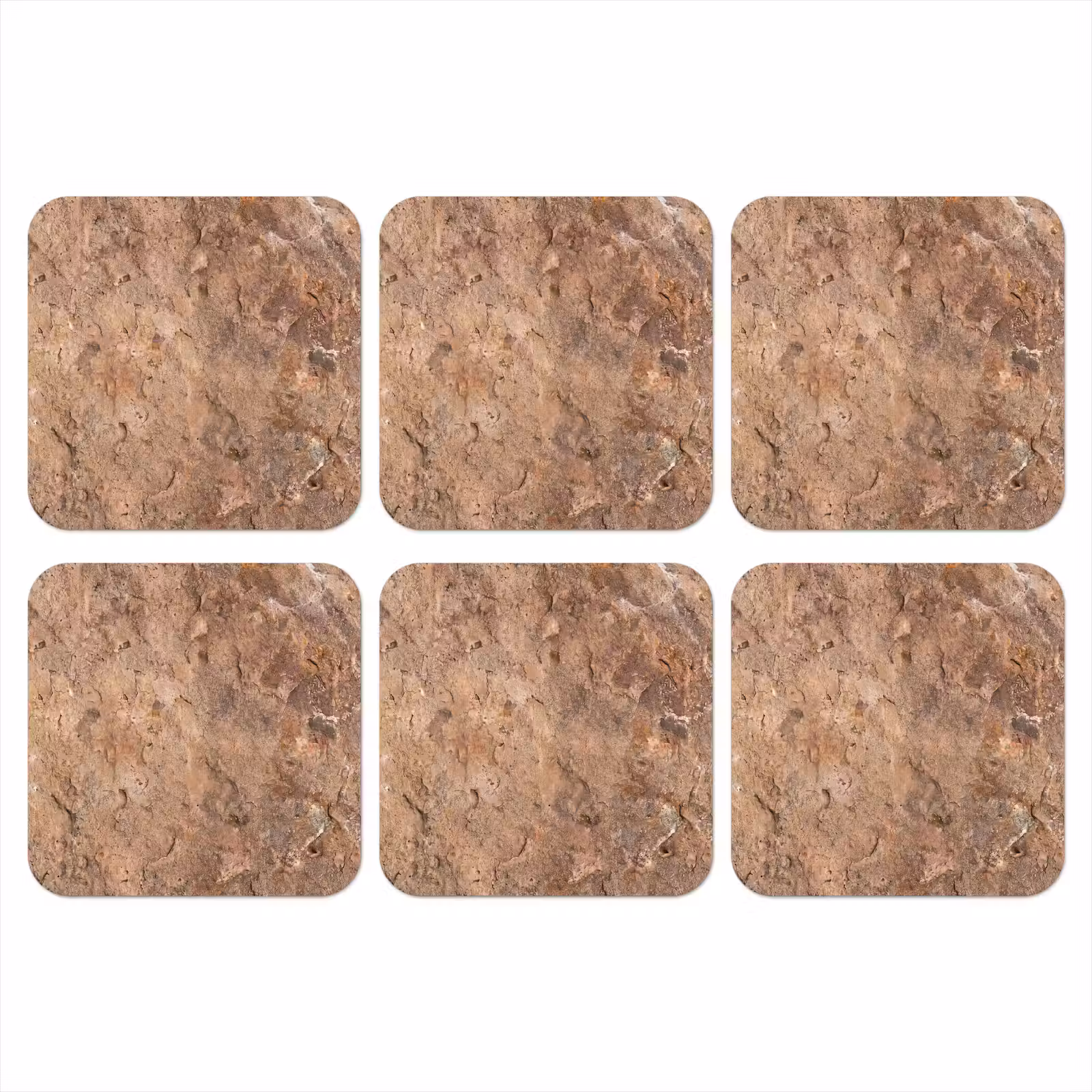 Onderzetter - Steen - Natuur - Textuur - Abstract - Bruin — 1