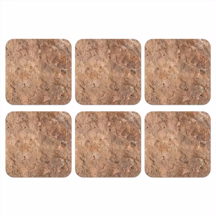 Onderzetter - Steen - Natuur - Textuur - Abstract - Bruin — 1