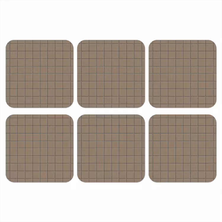 Onderzetter - Tegel - Patroon - Taupe — 1