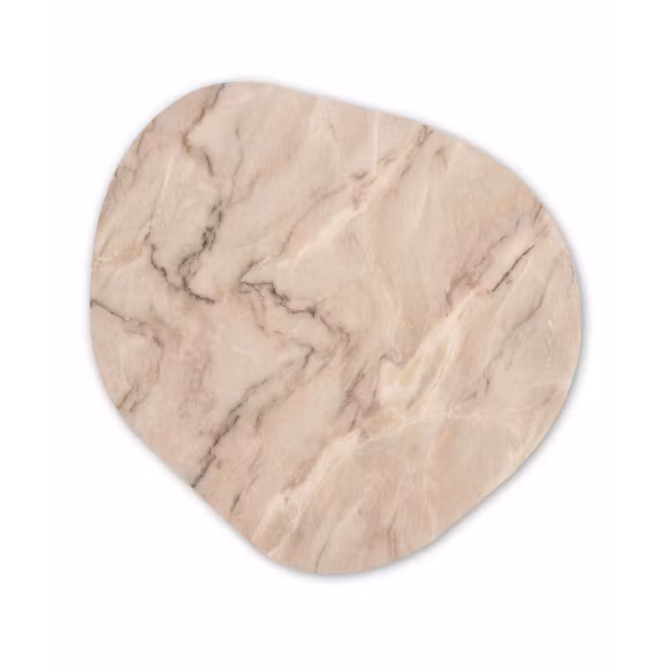 Organisch schilderij - Forex - Marmer - Patroon - Abstract - Modern - Beige — 1