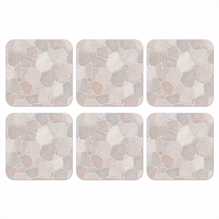Onderzetter - Steen - Patroon - Textuur - Beige — 1