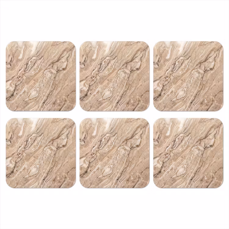Onderzetter - Textuur - Aders - Abstract - Modern - Beige — 1