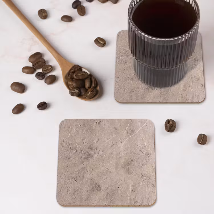 Onderzetter - Textuur - Steen - Patroon - Rustiek - Beige — 4