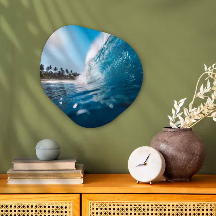 Organisch schilderij - Forex - Oceaan - Golf - Strand - Natuur - Blauw — 2