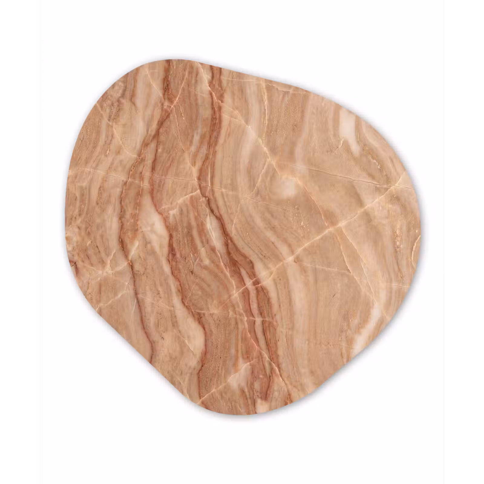 Organisch schilderij - Forex - Marmer - Ader - Natuur - Abstract - Beige — 1