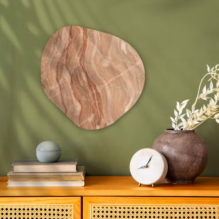 Organisch schilderij - Forex - Marmer - Ader - Natuur - Abstract - Beige — 2