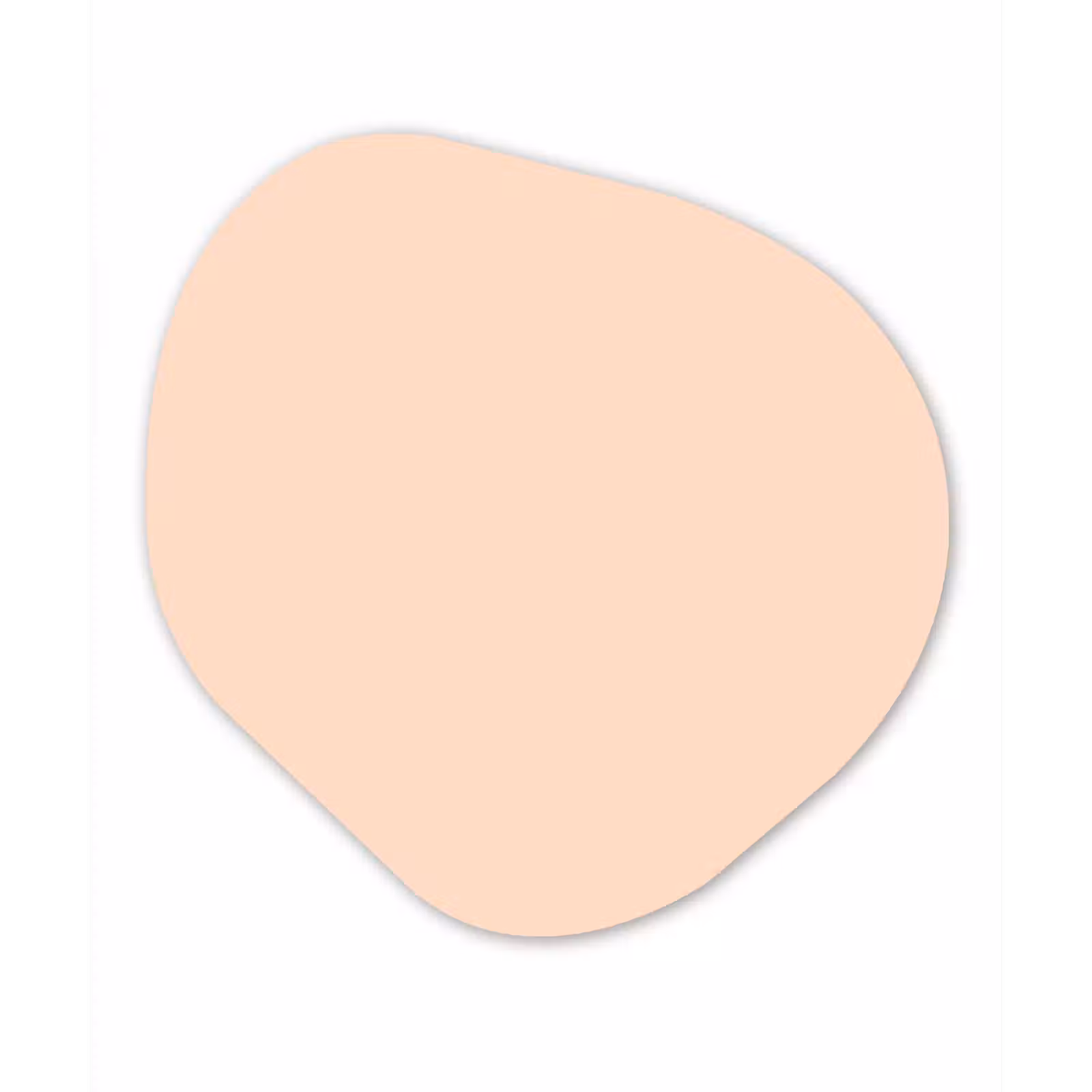 Organisch schilderij - Forex - Pale - Peach - Nude — 1