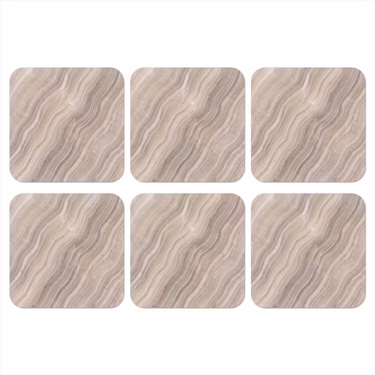 Onderzetter - Textuur - Golvend - Abstract - Modern - Beige — 1