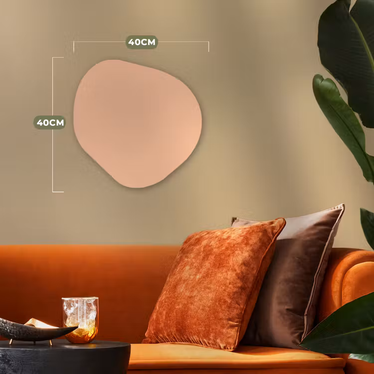 Organisch schilderij - Forex - Apricot - Blush - Nude — 4