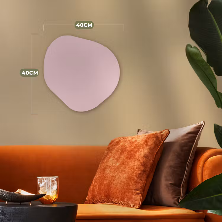 Organisch schilderij - Forex - Blush - Pink - Roze — 4