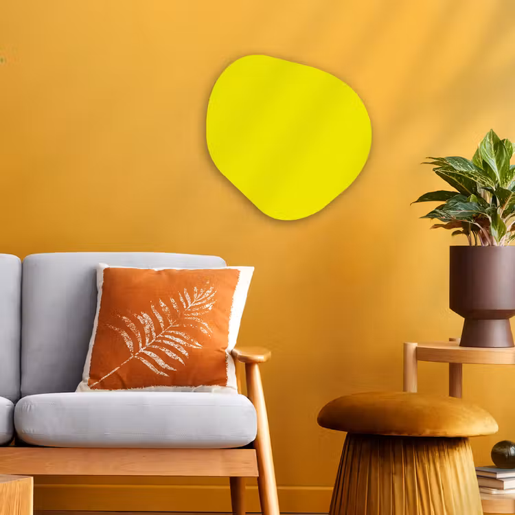 Organisch schilderij - Forex - Bright - Canary - Geel — 3