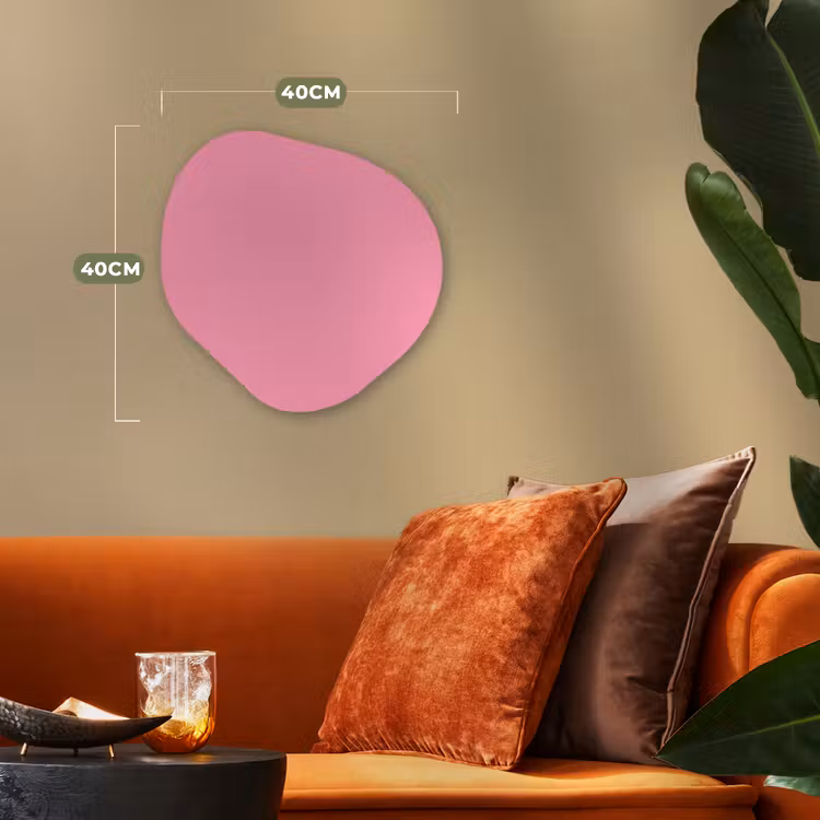 Organisch schilderij - Forex - Bubblegum - Pink - Roze — 4