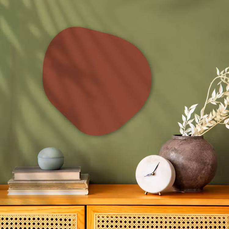 Organisch schilderij - Forex - Burnt - Mahogany - Terracotta — 2